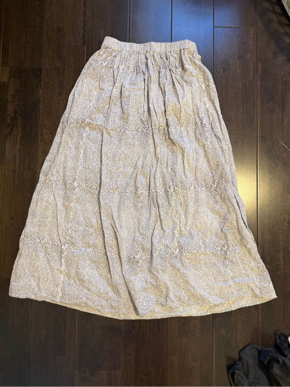 MUJI Women's Cotton Maxi Skirt